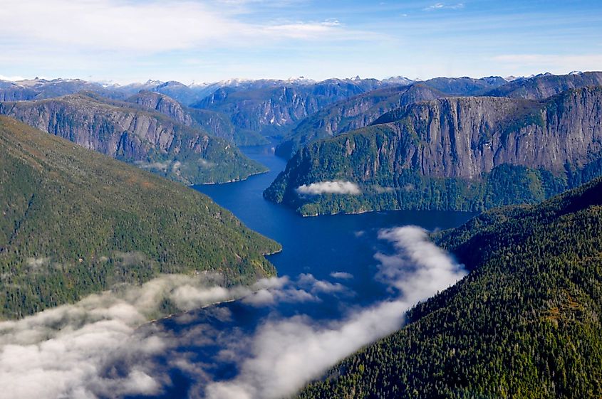 Misty Fjords National Monument in Tongass National Park near Ketchikan, Alaska