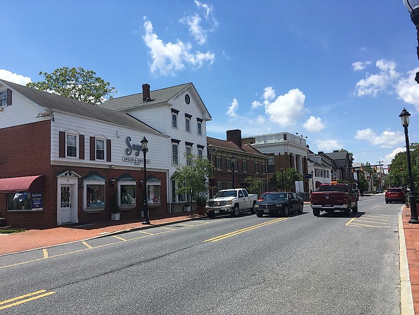 Commerce Street in Smyrna, Delaware