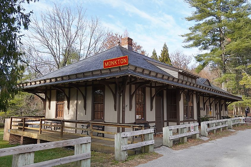 Monkton station in Maryland