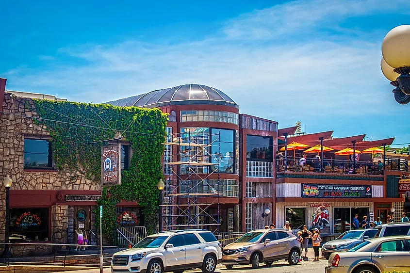 Street view in Stillwater, Oklahoma