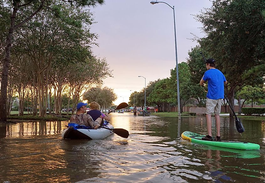 Houston climate change flooding