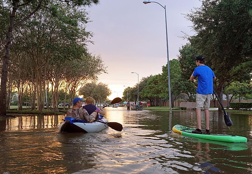 Houston climate change flooding