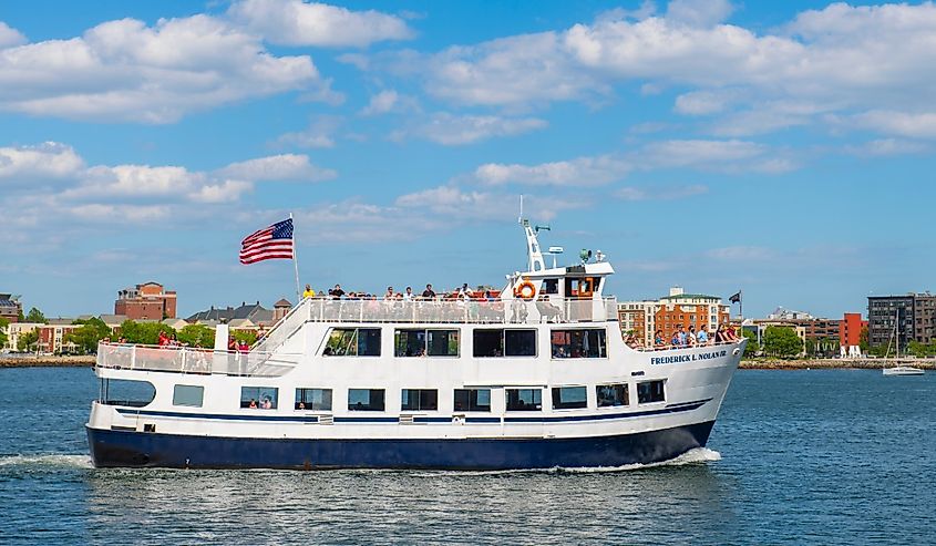 Boston Harbor in city of Boston, Massachusetts.