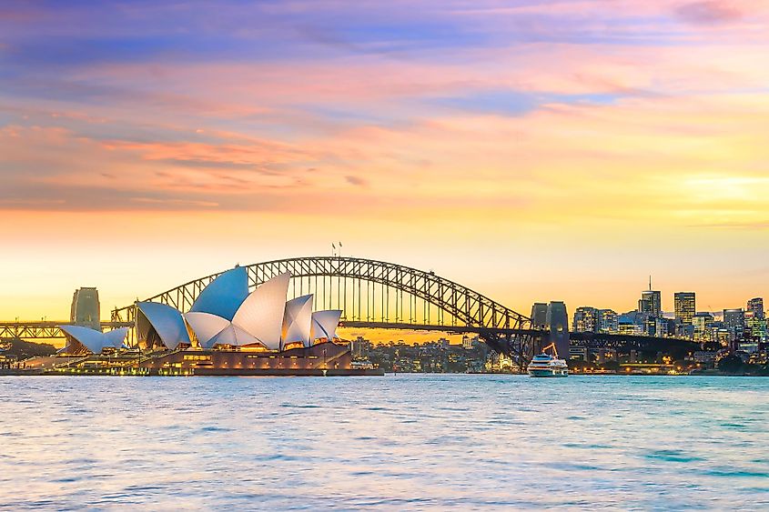 Downtown Sydney skyline, Australia 