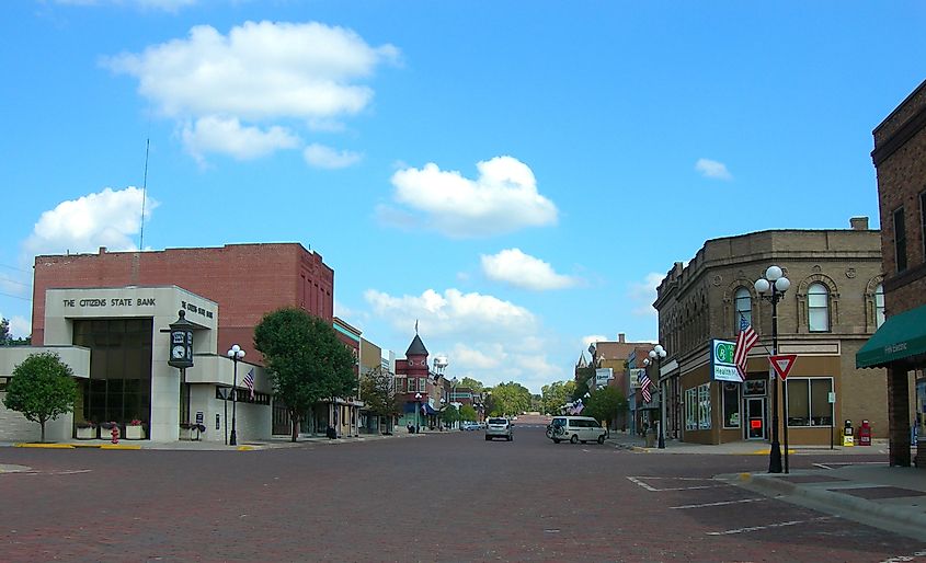 Downtown Marysville, Kansas