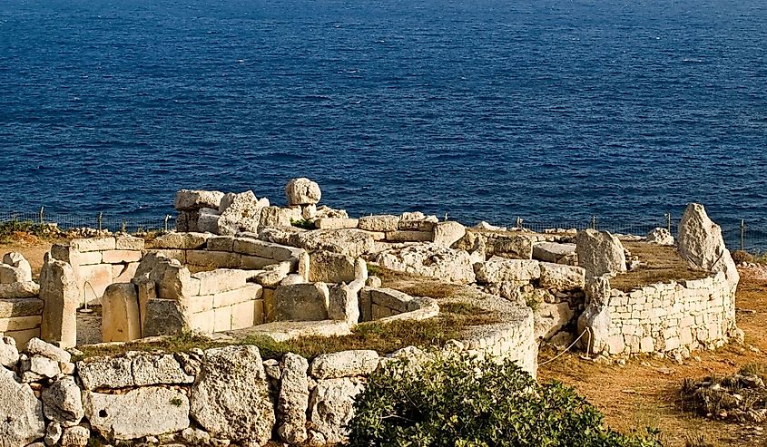 Mnajdra Neolithic Temple in Malta