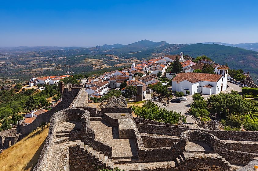 Fortress in village Marvao, Portugal.