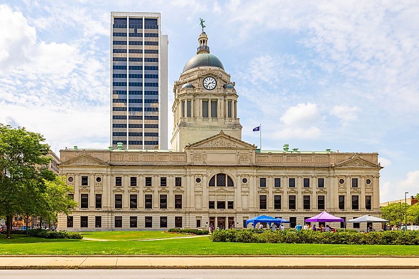 The Allen County Courthouse in Fort Wayne, Indiana