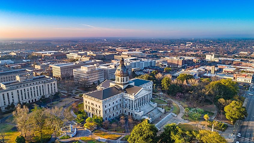 Downtown Columbia South Carolina 