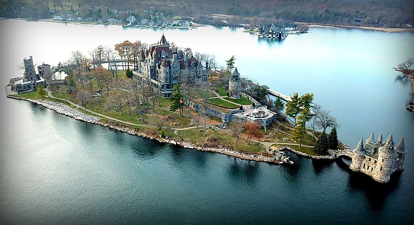 Boldt Castle in Heart Island, Alexandria Bay, New York