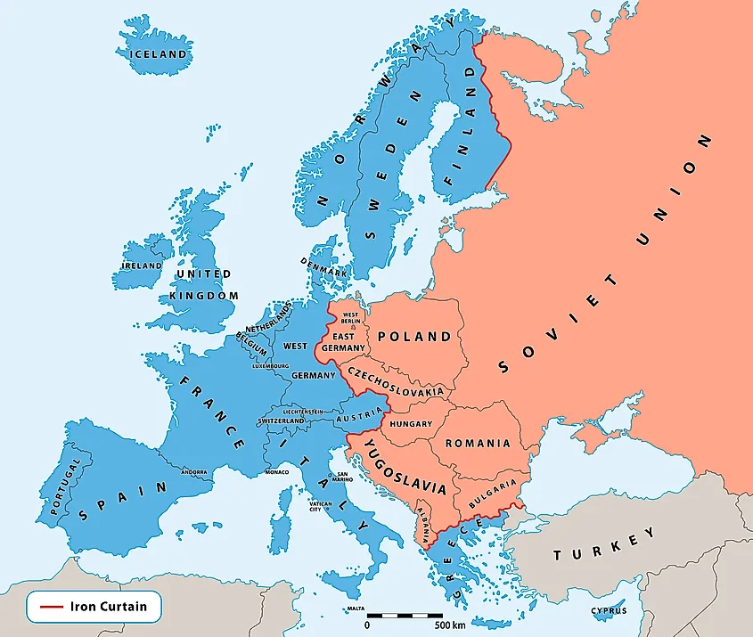 Iron Curtain Worldatlas