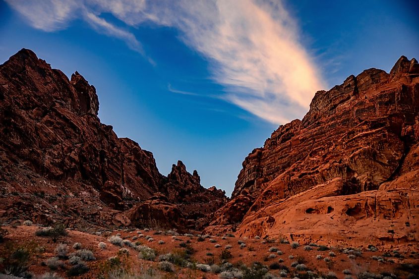 Valley of Fire State Park, Moapa, Nevada, USA.