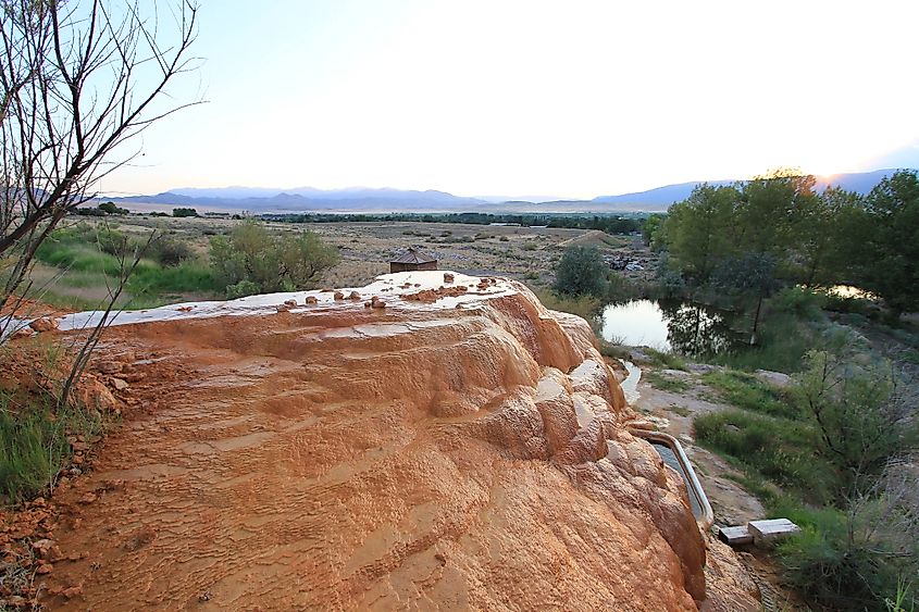 Hot Springs in Monroe, Utah.