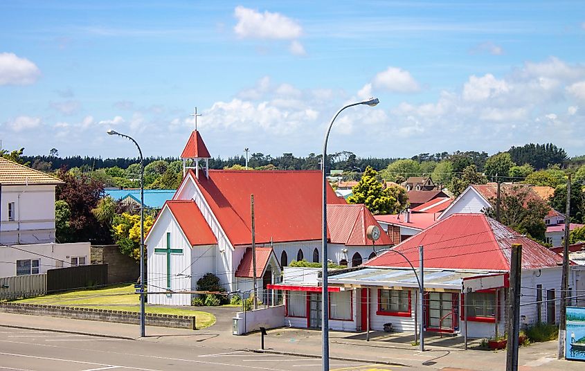 All Saints Anglican Church in Foxton, New Zealand