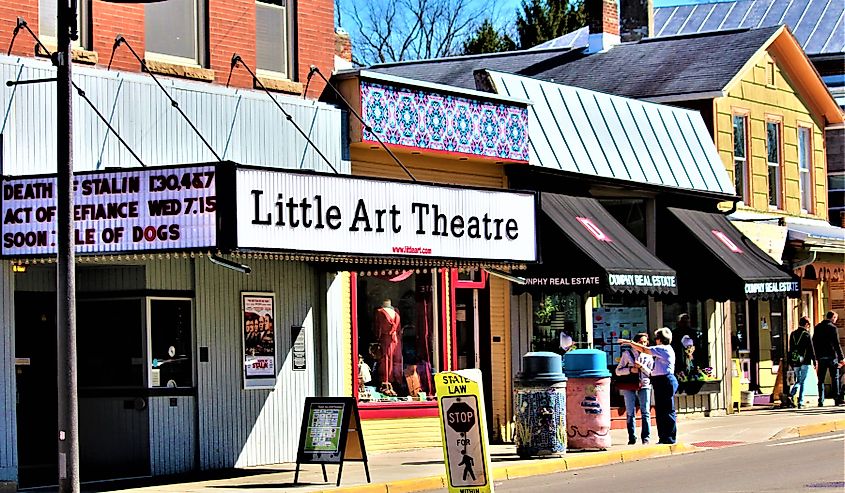 The Little Art Theater in Yellow Springs, Ohio.