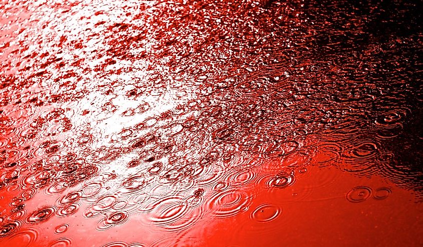 Red rain example