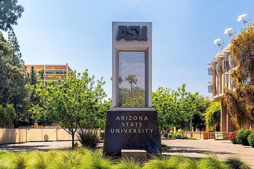 Arizona State University Campus in Tempe.