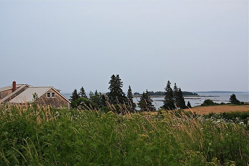 The serene settings of Brooklin, Maine