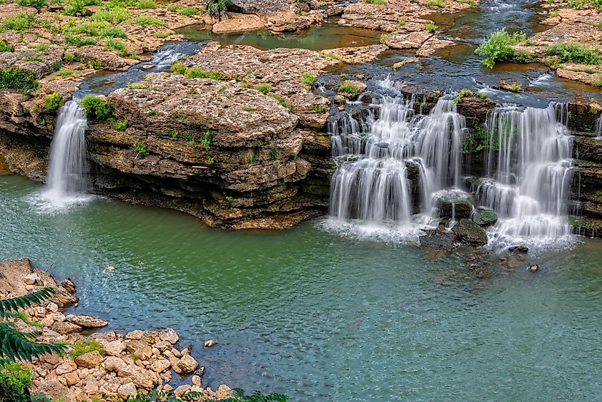 Great Falls at Rock Island State Park in Tennessee