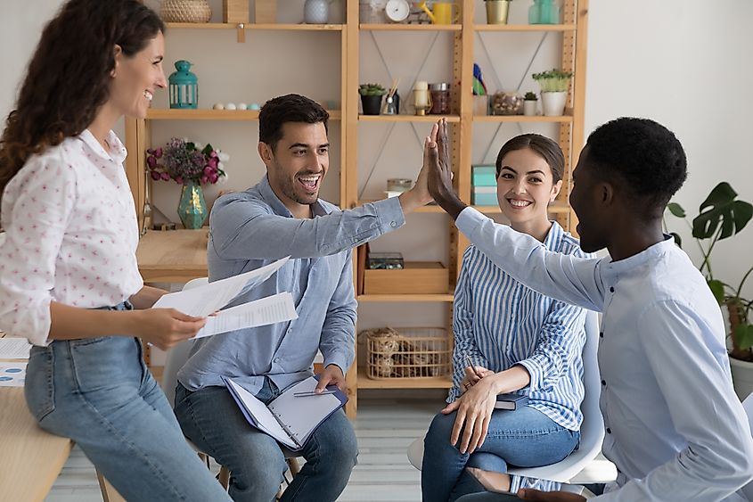 People found career 71% and friends 61% as extremely or very important for a good life