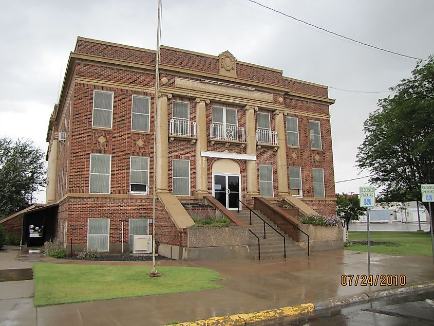 Cimarron County Courthouse in Boise City, Oklahoma.