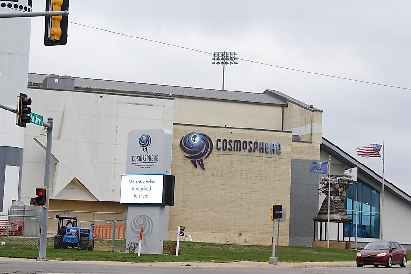A shot of the Cosmosphere in Hutchinson, Kansas.