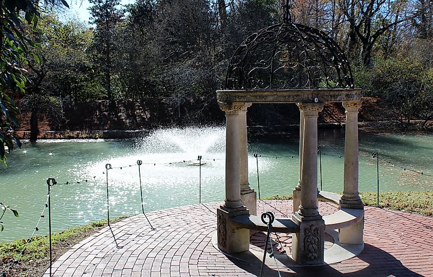 Gazebo in Aiken, South Carolina park. 