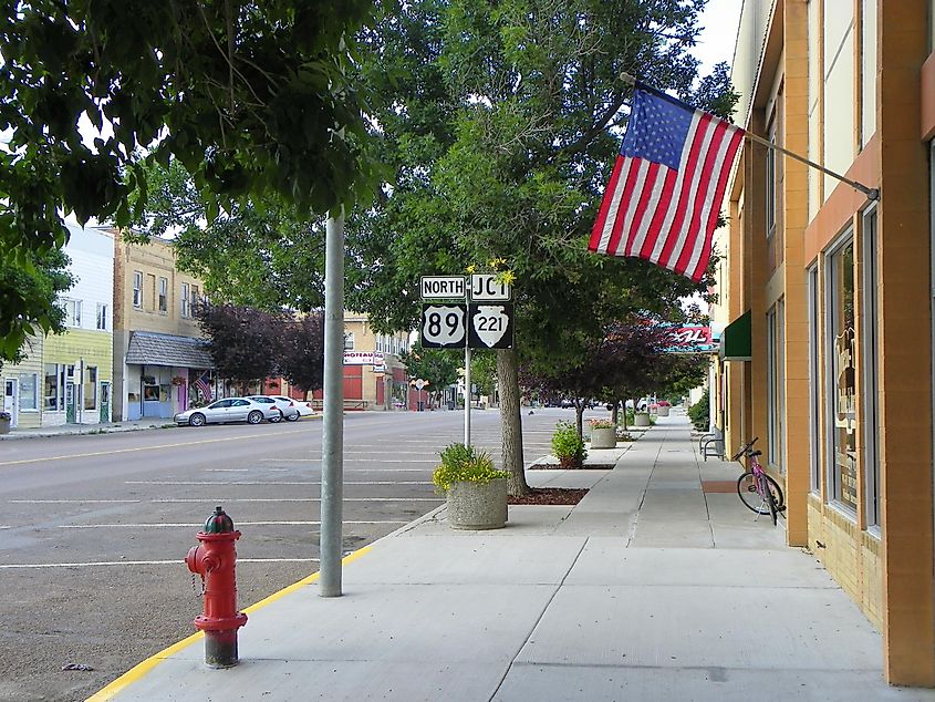  Downtown Choteau, Montana. Image credit J. Stephen Conn via Flickr.com
