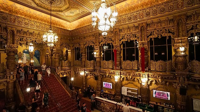 Interior of United Palace theater. Via Shutterstock / Collab Media