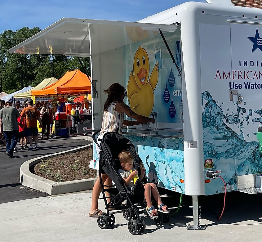 Farmer's Market in Franklin, Indiana
