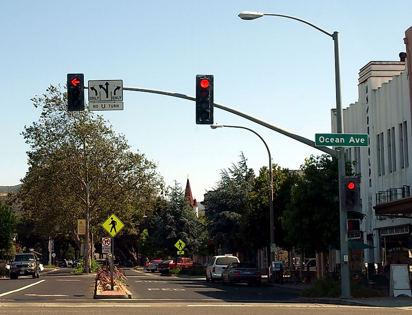Historic downtown Lompoc, California