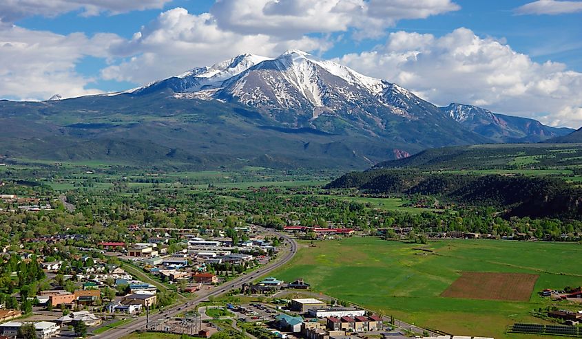 Mount Sopris View from Mushroom Rock, Carbondale, Colorado