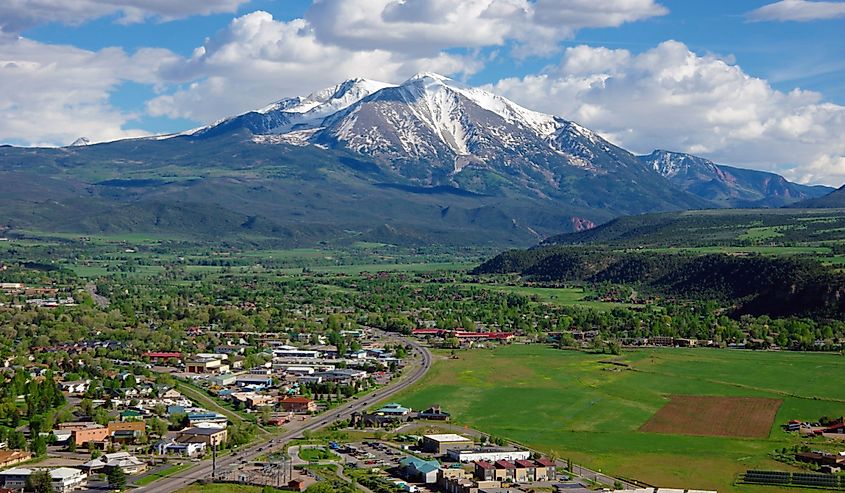 Mount Sopris View from Mushroom Rock, Carbondale, Colorado