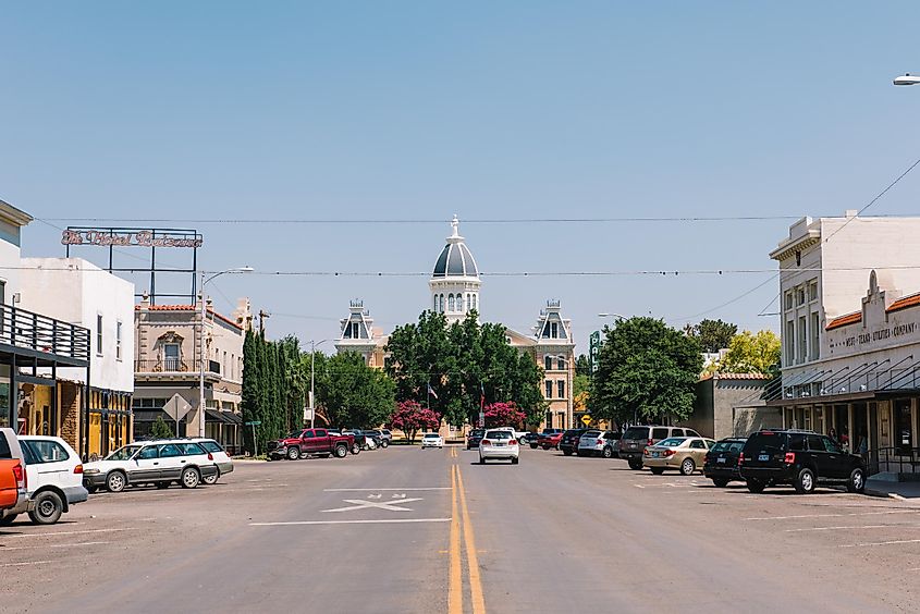 Courthouse in Marfa, Texas.