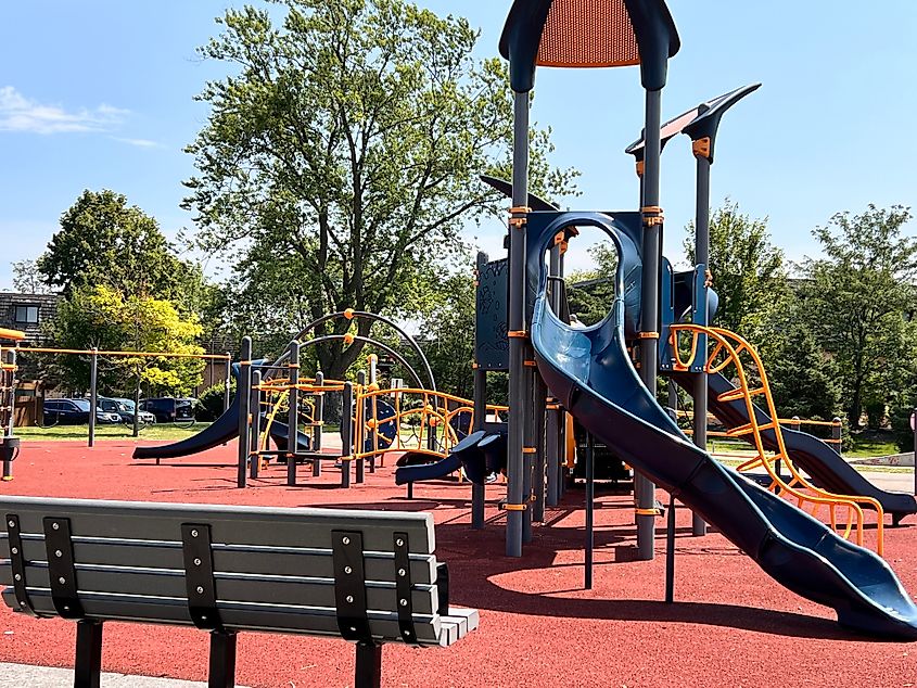 A playground in Buffalo Grove, Illinois