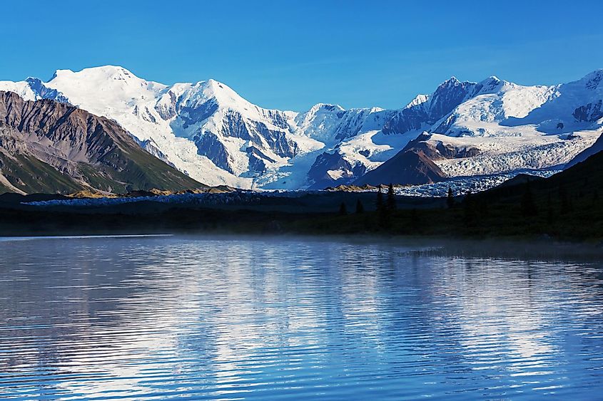 Wrangell Mountains in Alaska