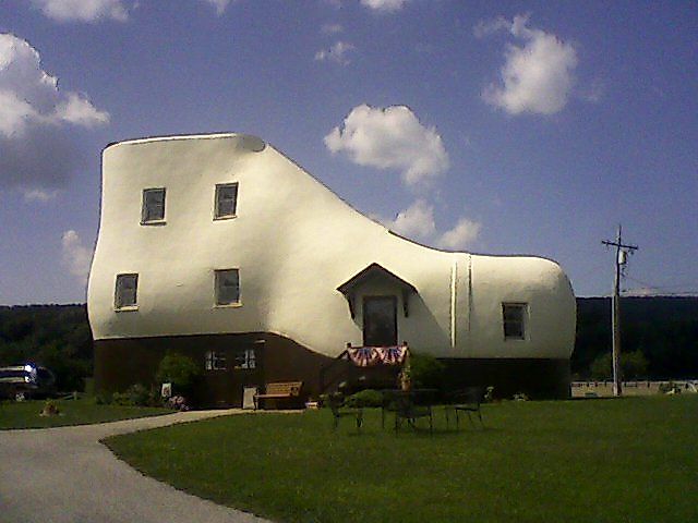 The Haines Shoe House in Hellam, Pennsylvania, United States