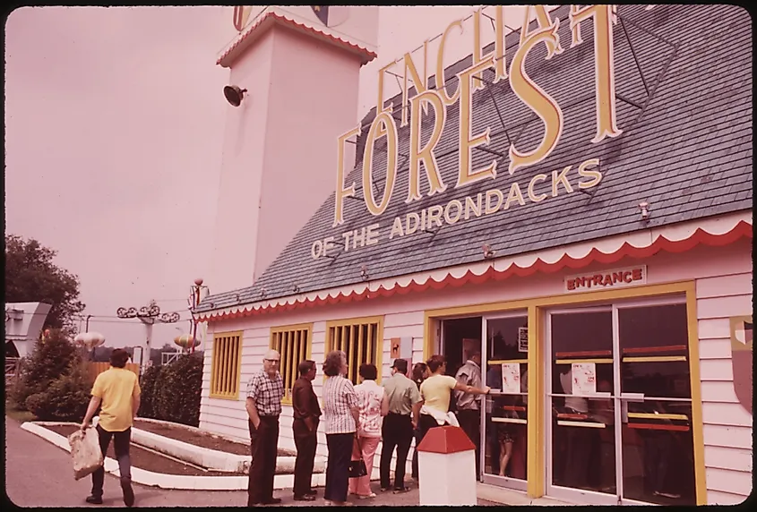 Entrance to Enchanted Forest in 1973.