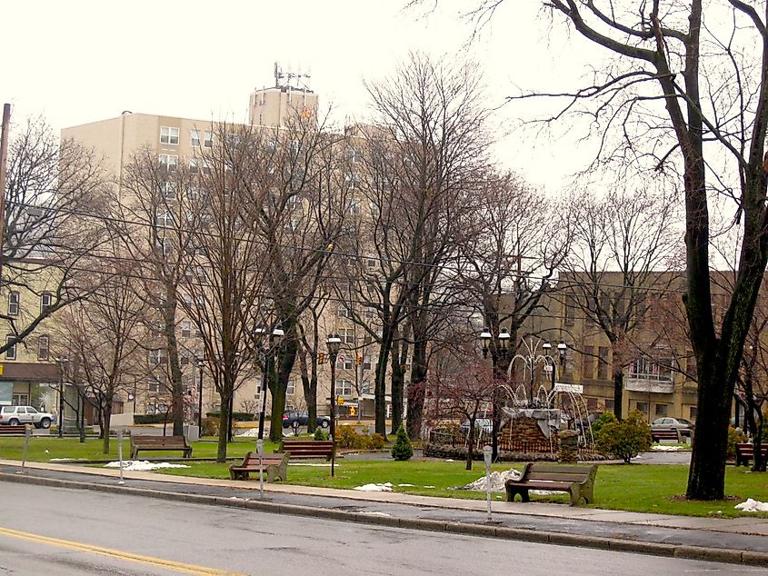 Lehighton, Pennsylvania, in winter