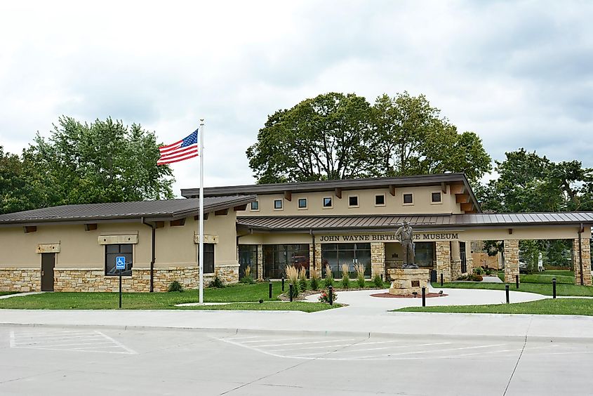 ohn Wayne Birthplace Museum. The museum opened to the public, via Steve Cukrov / Shutterstock.com