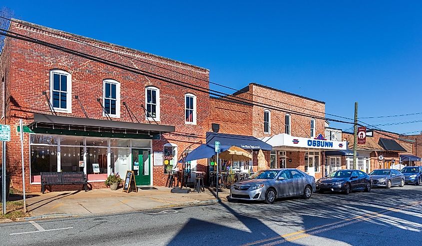 King Street in Hillsborough, North Carolina.