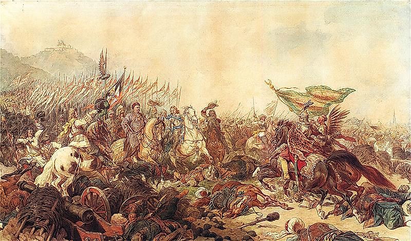 Sobieski at Vienna. Illustration by: Juliusz Kossak.