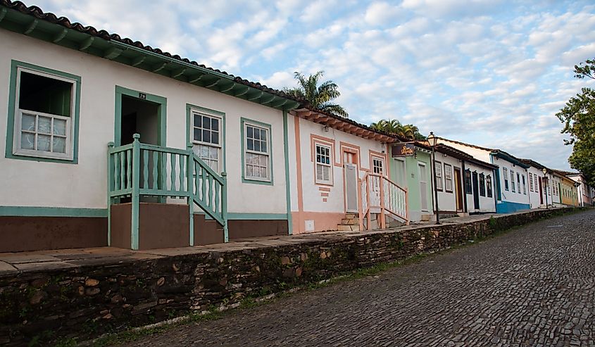 City of Pirenópolis, state of Goiás, Brazil and its colonial architecture.
