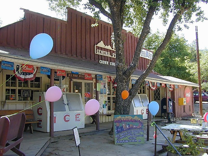 Exterior of the Crown King General Store.