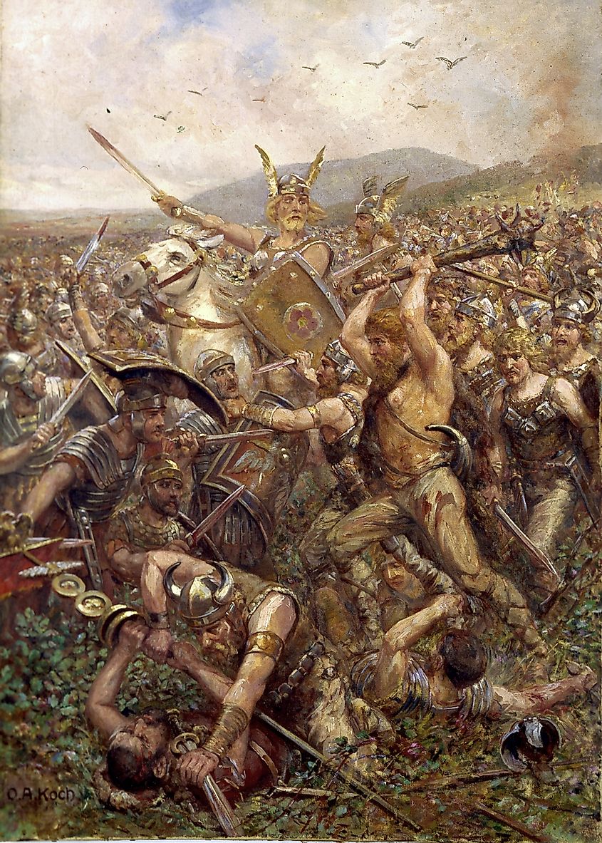 A Battle Fought in The Roman-Germanic wars 