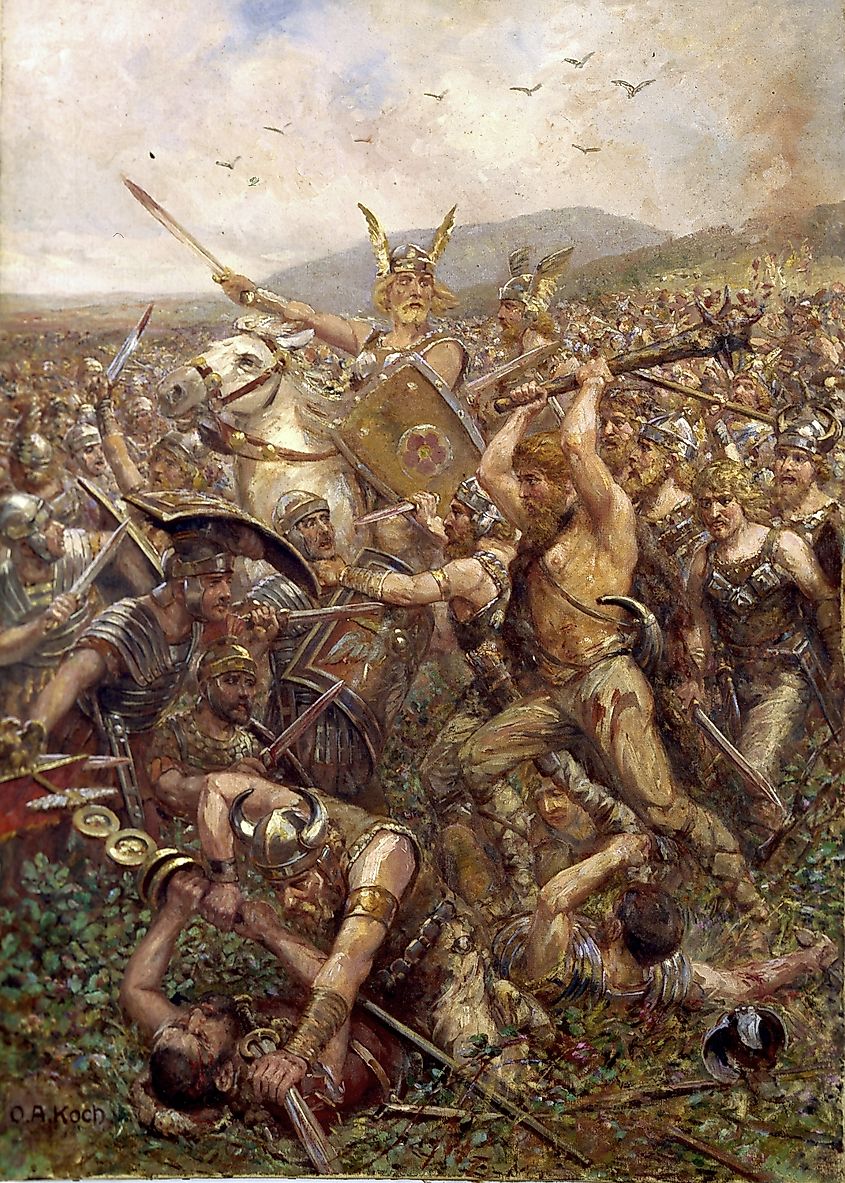 A Battle Fought in The Roman-Germanic wars