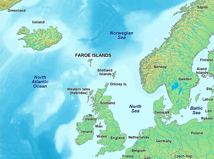 visit faroe islands map