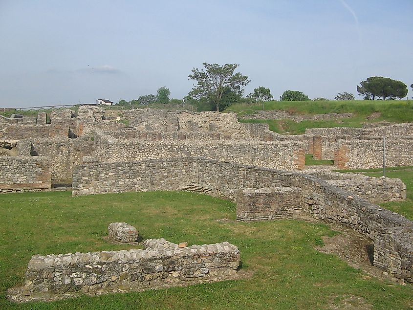 Ruins of the town of Aeclanum in southern Italy, conquered in 89 BCE by Sulla