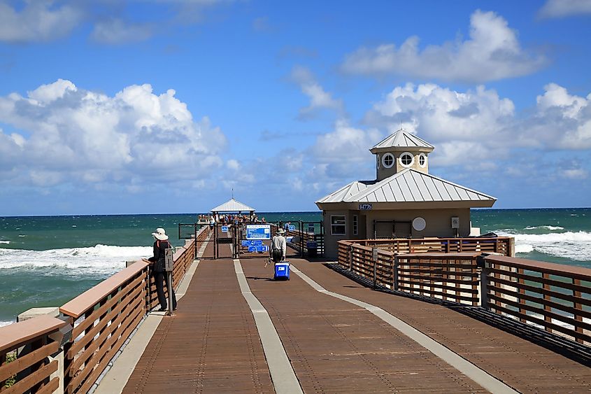 The Juno Beach Fishing Pier in Florida.
