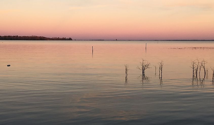 Sunset on Lake Moultrie